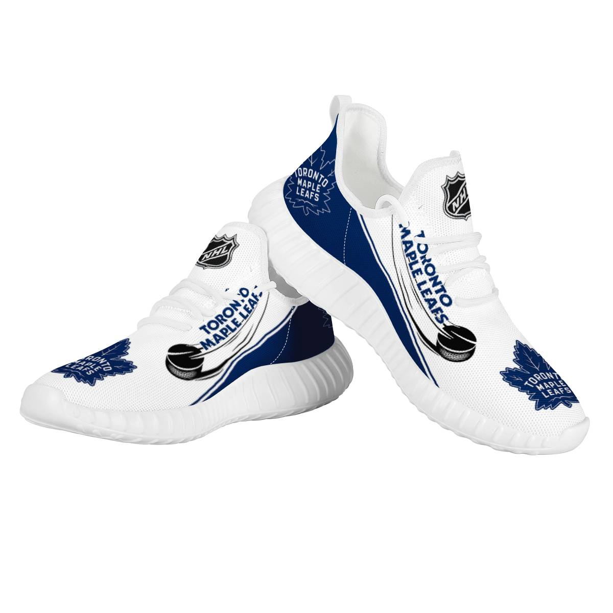 Women's NHL Toronto Maple Leafs Mesh Knit Sneakers/Shoes 001